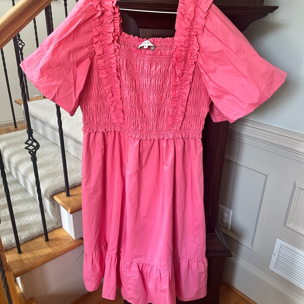 English Factory Pink Midi Dress